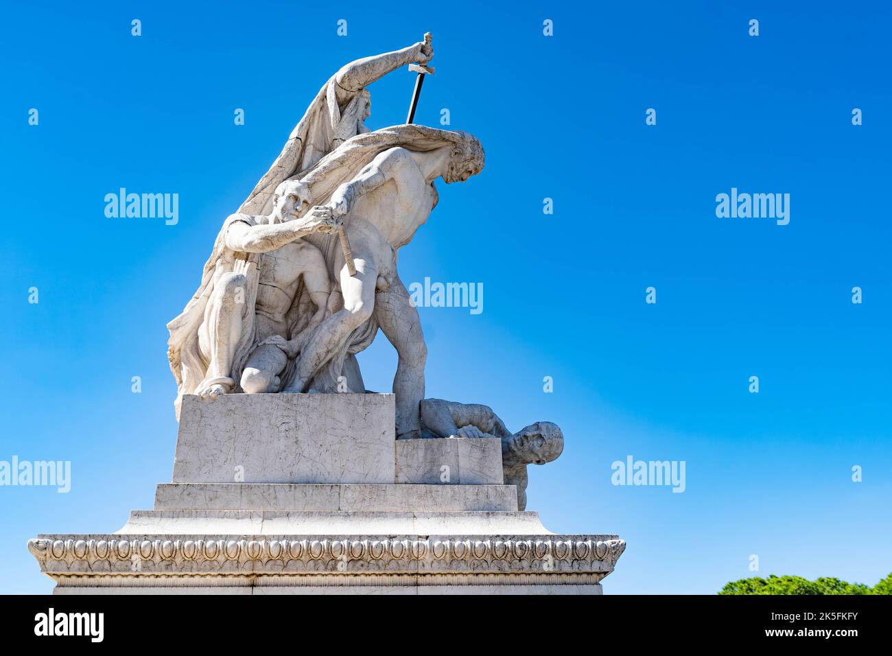 Le monument Victor Emmanuel II, (Altare della Patria ou gâteau de mariage), Rome, Italie Banque D'Images