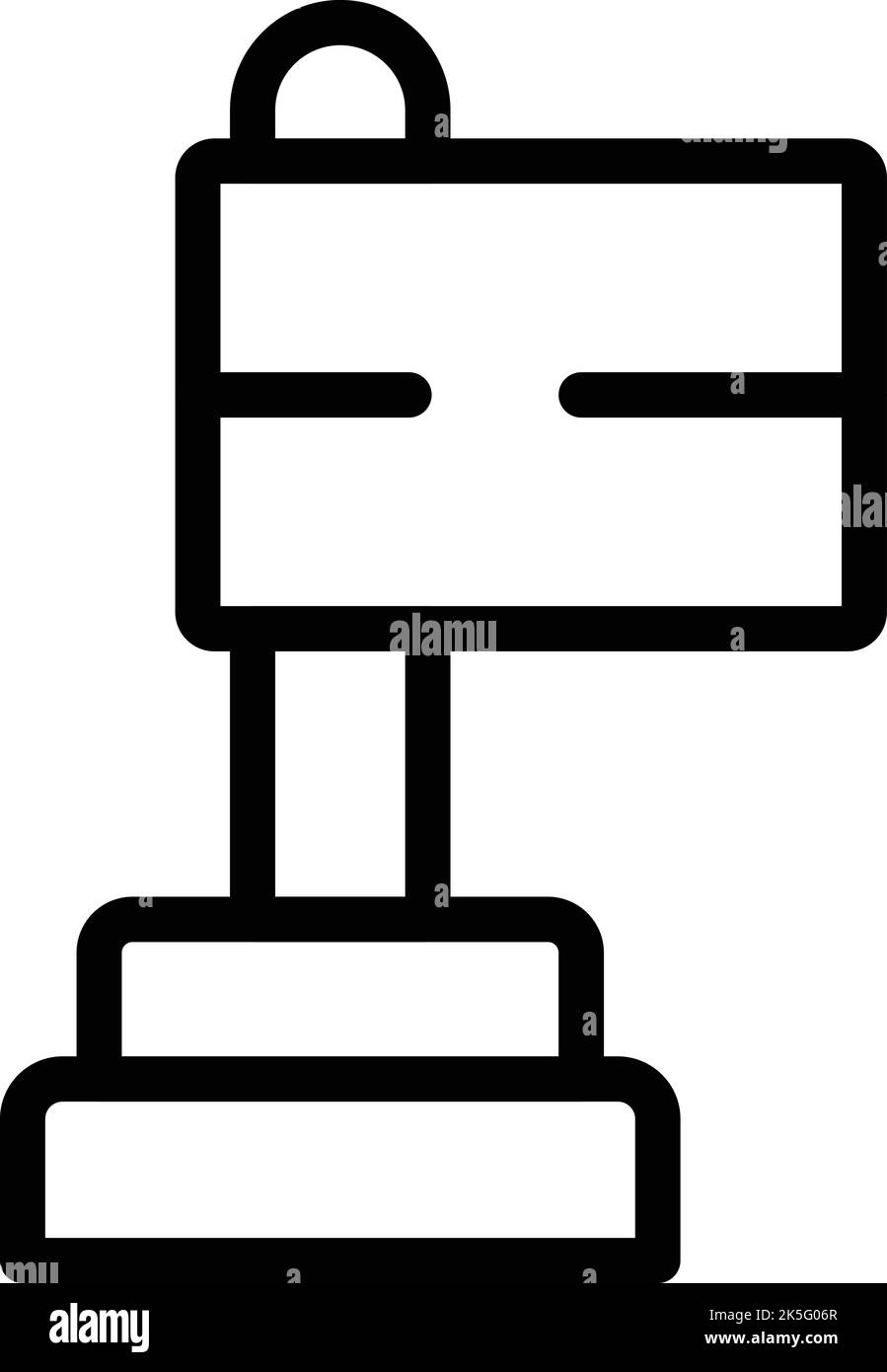Vecteur de contour de l'icône drapeau de Cracovie. Cirage urbain. Paysage urbain Illustration de Vecteur
