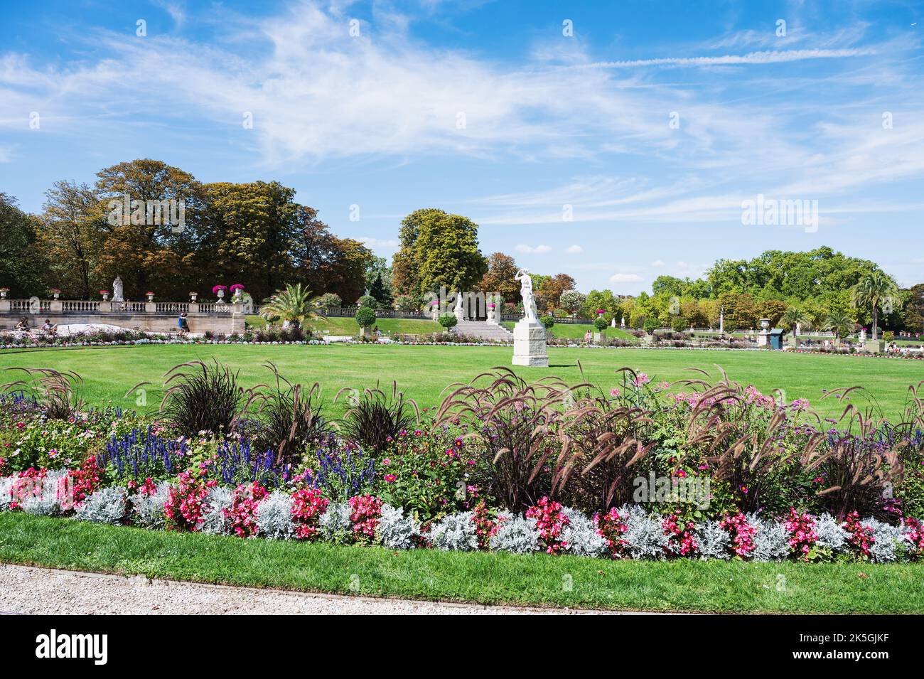 Les jardins du Luxembourg sont situés entre SaintGermain et le