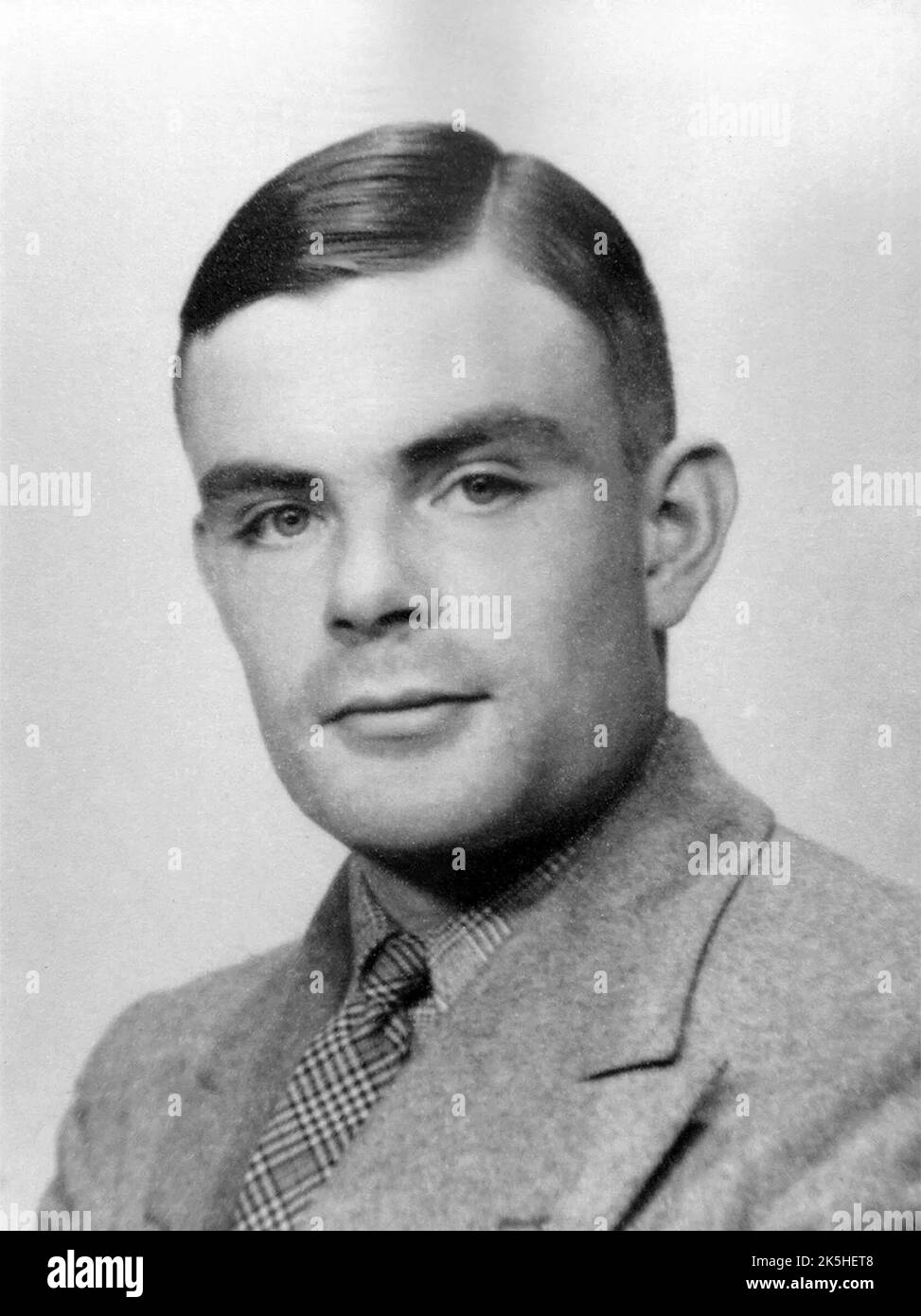 Alan Turing, Alan Mathison Turing (1912 – 1954) mathématicien anglais, informaticien, logicien, cryptanalyste et biologiste théorique. Banque D'Images