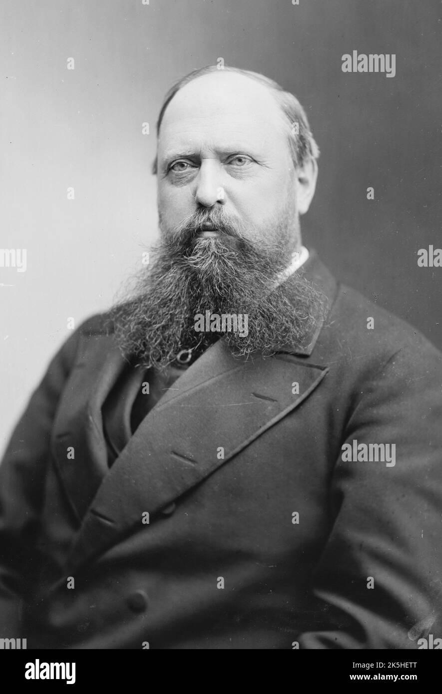 Othniel Charles Marsh (1831 – 1899) Professeur américain de paléontologie au Yale College et Président de la National Academy of Sciences. Banque D'Images