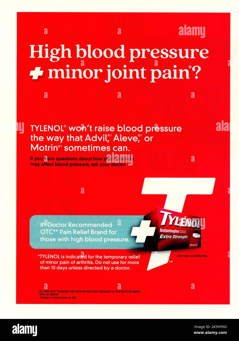 Mai/juin 2022 Publicité du magazine essence, États-Unis Banque D'Images