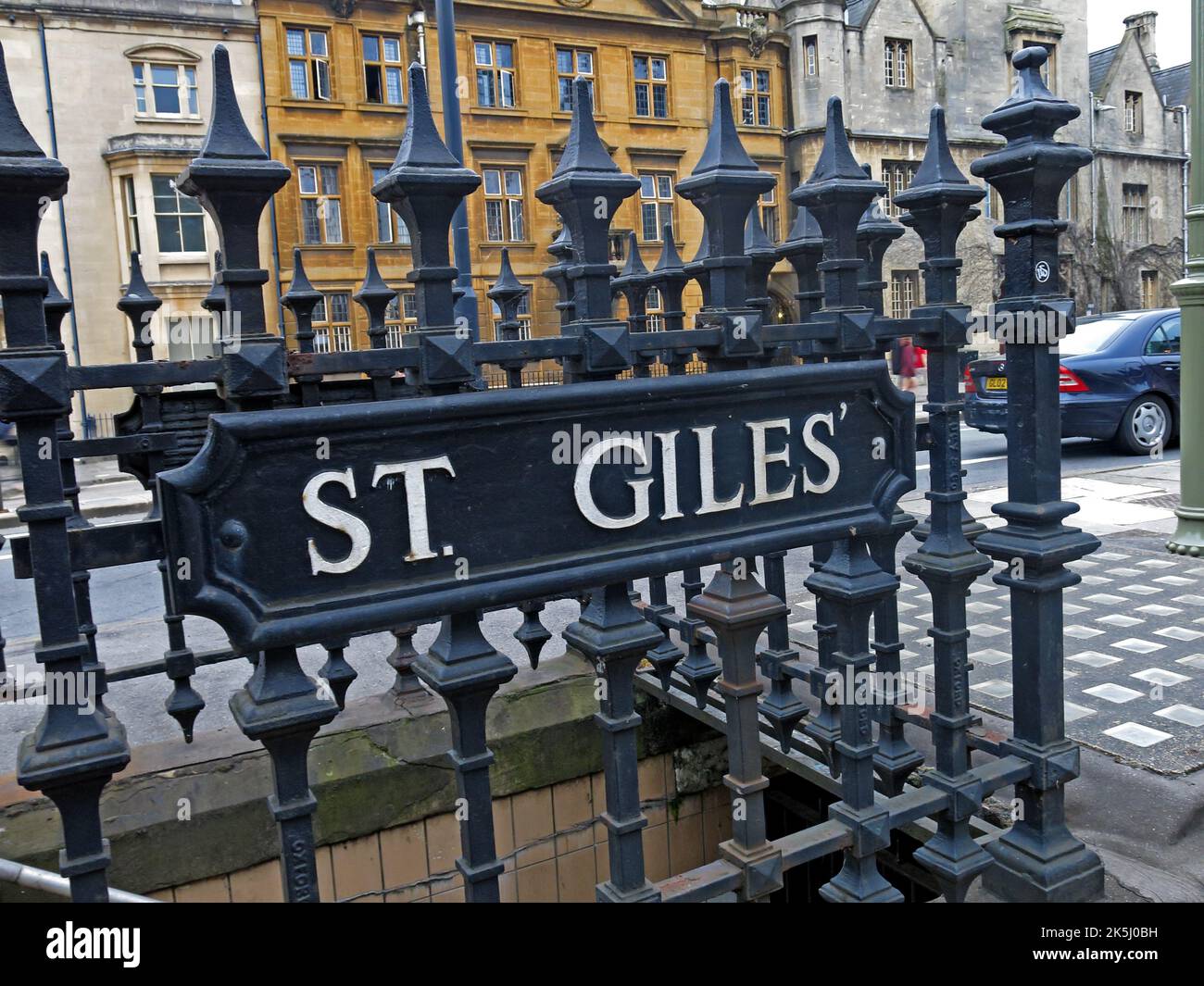 St Giles public comfornds, Oxford, Oxfordshire, Angleterre, Royaume-Uni Banque D'Images