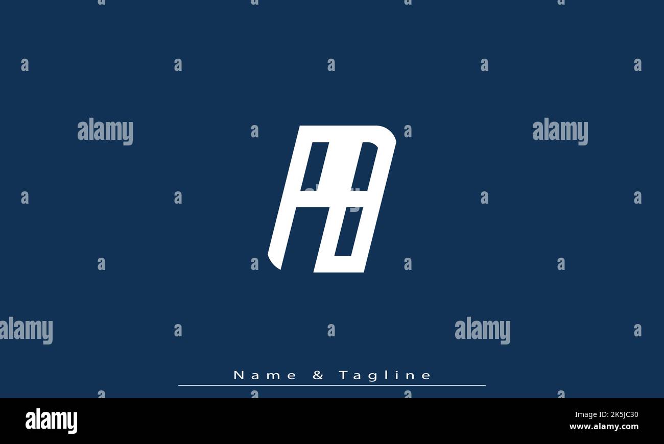 Lettres de l'alphabet initiales Monogram logo PB , BP Illustration de Vecteur