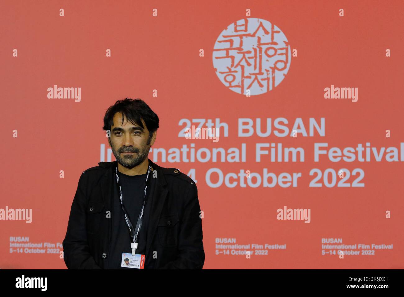 5 oct 2022-Busan, Corée du Sud-Iran Reza Mohaghegh le film 'cent of Wind' conférence de presse lors du Festival International du film de Busan 27th Conférence de presse du film d'ouverture à Cinemountain à Busan, Corée du Sud. Banque D'Images