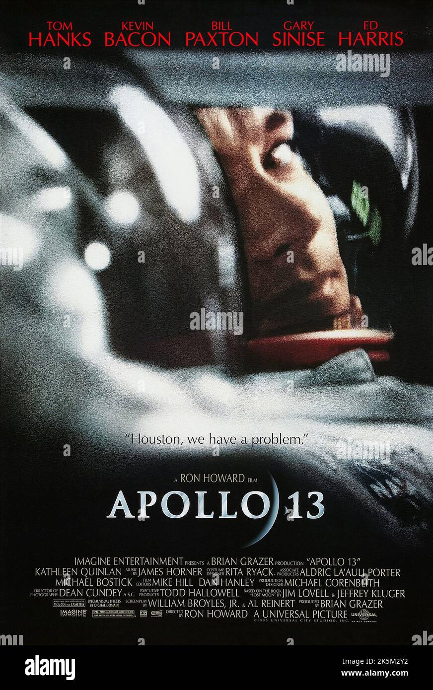 Apollo 13 1995 affiche du film Apollo 13 Tom Hanks Banque D'Images