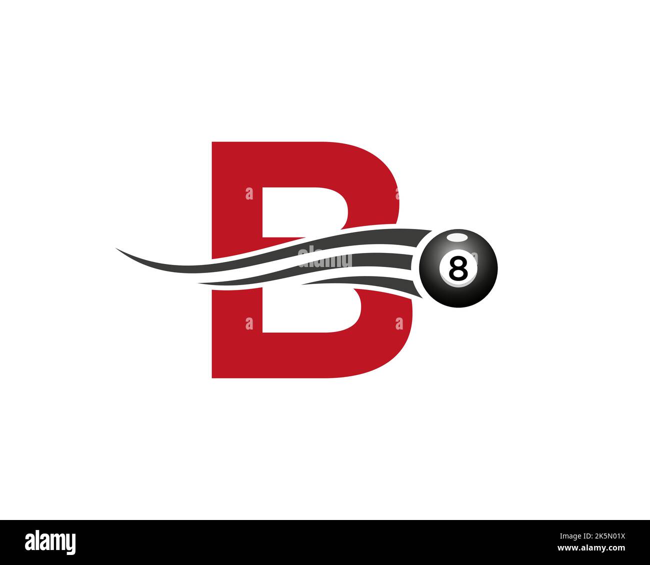 Lettre B Billard Ou Jeu De Billard Logo Design Pour Salle De Billard Ou 8 Ball Pool Club Mod le 