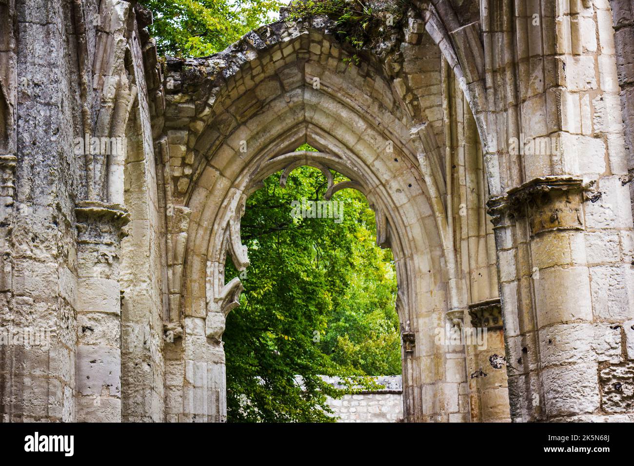 Abbaye de Jumièges, Seine, France Banque D'Images