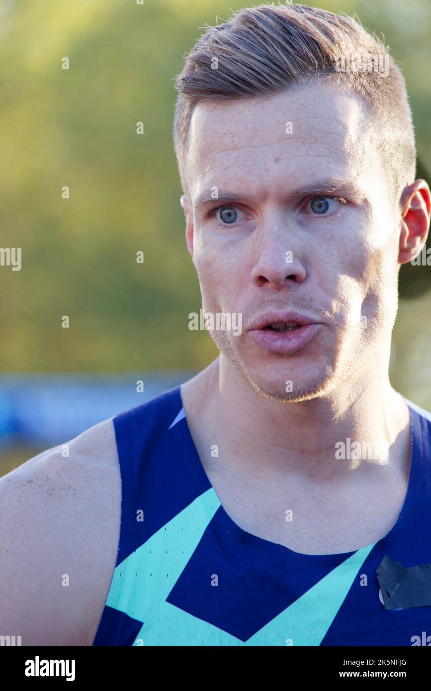 Paris, France. 8th octobre 2022. Markus Rehm assiste au premier jour paralympique, 2 ans avant les Jeux paralympiques de Paris 2024 sur 8 octobre 2022 à Paris. Banque D'Images