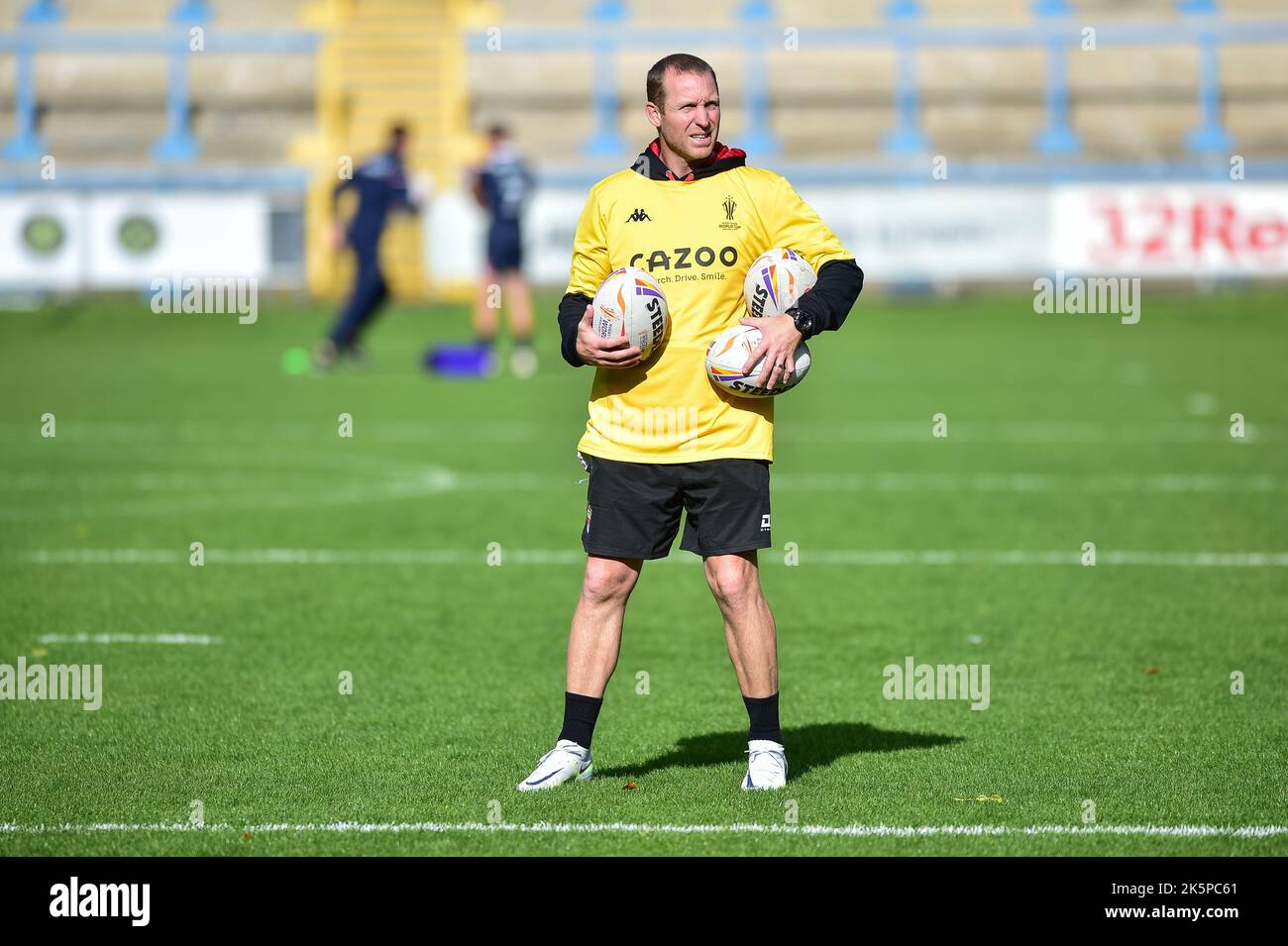 Halifax, Angleterre -8th octobre 2022 - Rugby League Pre World Cup International friendly, Tonga contre la France au MBI Shay Stadium, Halifax, Royaume-Uni Banque D'Images