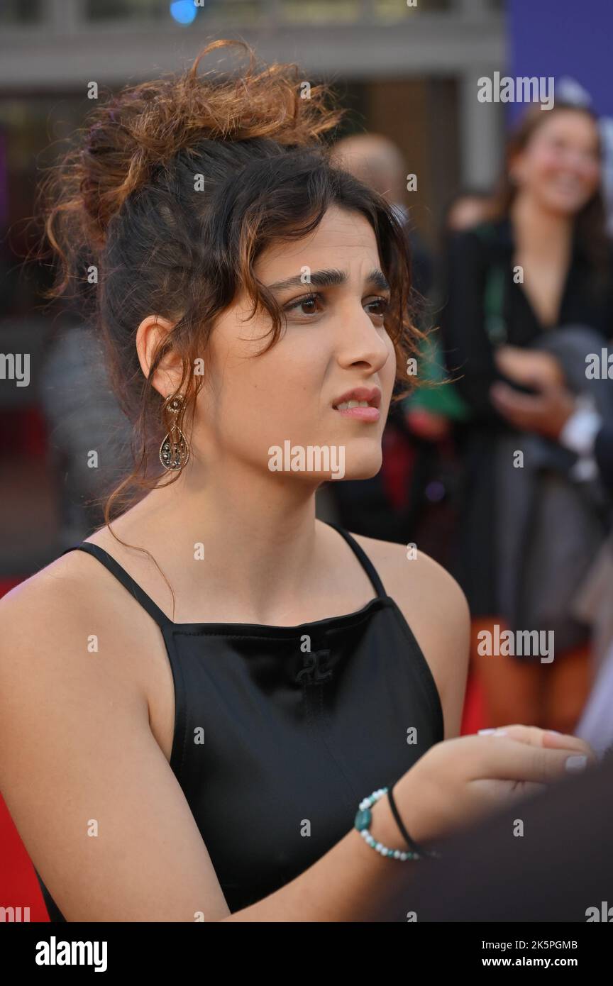 Nathalie Issa assiste aux nageurs - Royaume-Uni première du BFI London film Festival’s 2022 le 9th octobre 2022 à la South Bank, Royal Festival Hall, Londres, Royaume-Uni. Banque D'Images