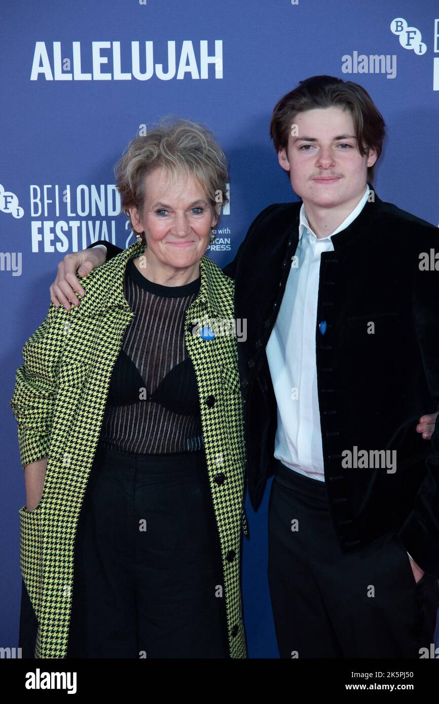 Lorraine Ashbourne et Louis Serkis-Ashbourne participant à la première d'Allelujah dans le cadre du Festival du film BFI de Londres 66th à Paris, France sur 09 octobre 2022. Photo d'Aurore Marechal/ABACAPRESS.COM Banque D'Images