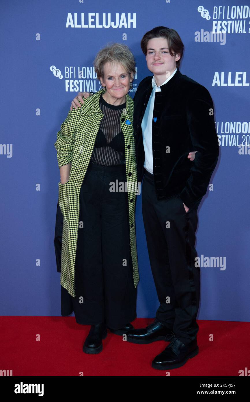 Lorraine Ashbourne et Louis Serkis-Ashbourne participant à la première d'Allelujah dans le cadre du Festival du film BFI de Londres 66th à Paris, France sur 09 octobre 2022. Photo d'Aurore Marechal/ABACAPRESS.COM Banque D'Images