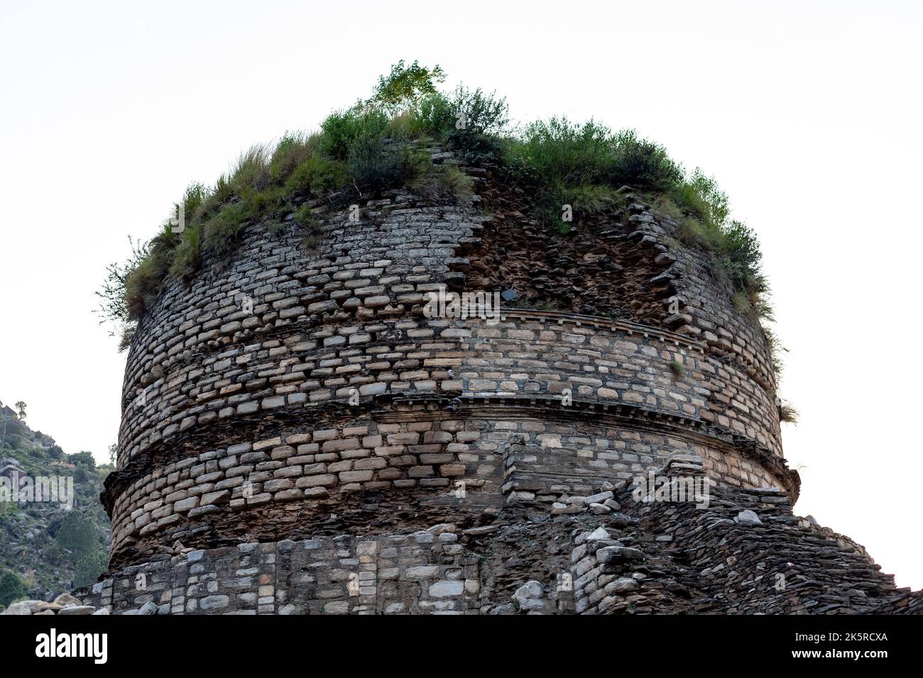 Amluk dara stupa fait partie de la civilisation Gandhara à Amluk-Dara. Le stupa aurait été construit au troisième siècle ( 3rd- 11th ce) Banque D'Images