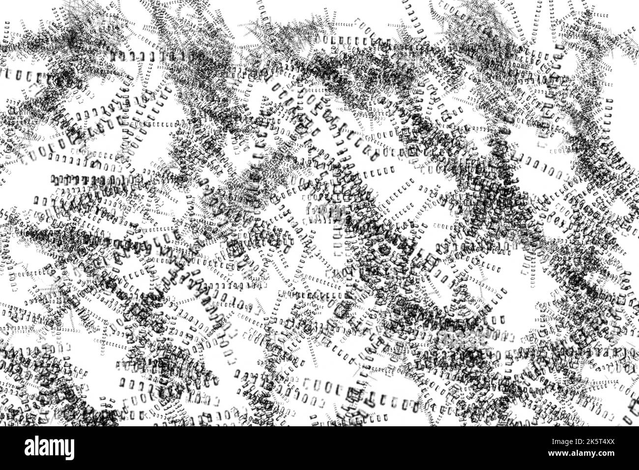 Arrière-plan géométrique de la lettre. Texture de flou scolaire Banque D'Images