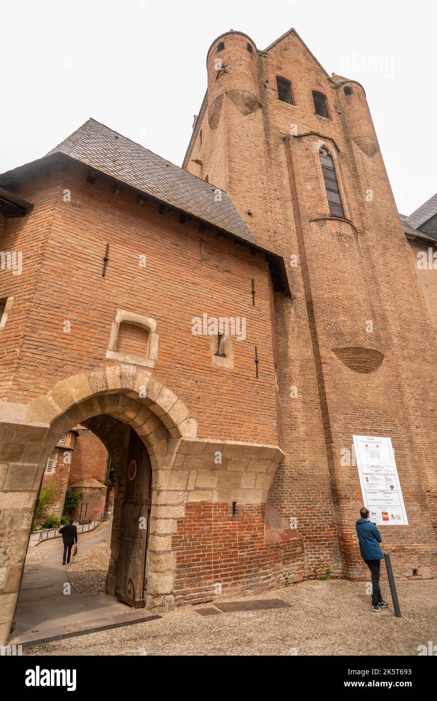 Palais Épiscopal de la Berbie. Commandé par l'évêque Durand de Beaucaire (13th siècle). Désigné site du patrimoine mondial de l'UNESCO à Banque D'Images