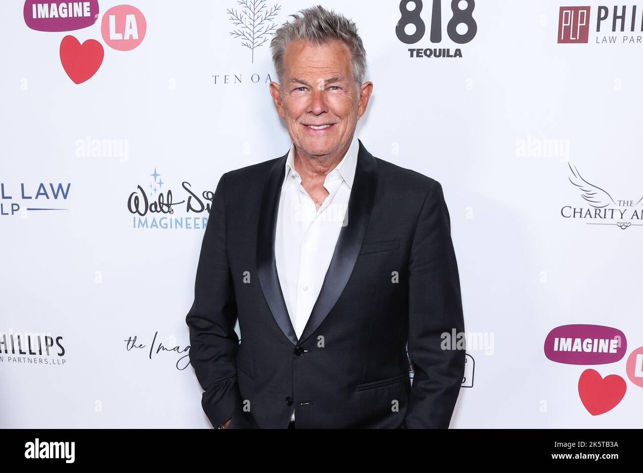 LOS ANGELES, CALIFORNIE, États-Unis - OCTOBRE 09 : le musicien canadien David Foster arrive au bal imagine 7th annuel présenté par imagine LA au Peppermint Club on 9 octobre 2022 à Los Angeles, Californie, États-Unis. (Photo de Xavier Collin/image Press Agency) Banque D'Images