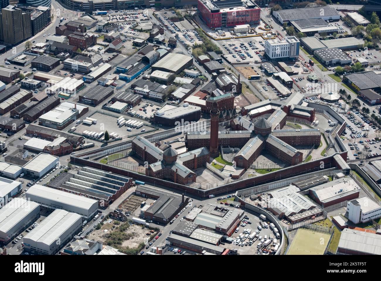 HMP Manchester, anciennement Strangeways Jail, Manchester, 2021. Banque D'Images