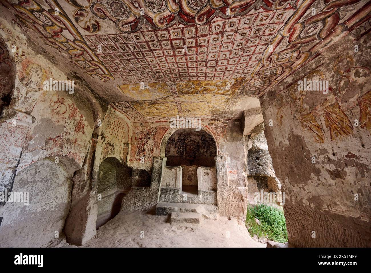 Aziz Stephanos église im Keslik Monastère, Cappadoce, Anatolie, Turquie Banque D'Images