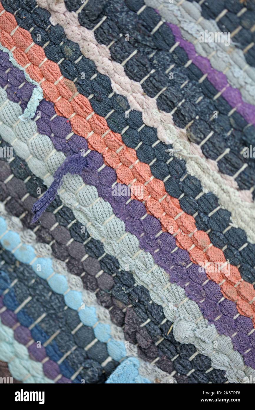 Vieux coloré grec traditionnel patchwork main gros plan rétro rétro grand format haute qualité des tirages Banque D'Images