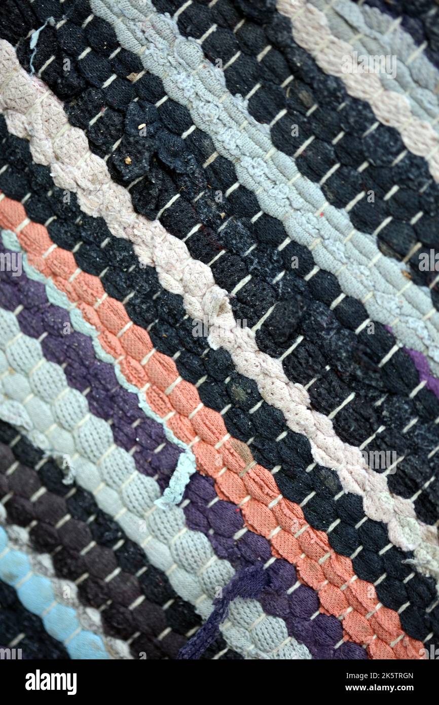 Vieux coloré grec traditionnel patchwork main gros plan rétro rétro grand format haute qualité des tirages Banque D'Images