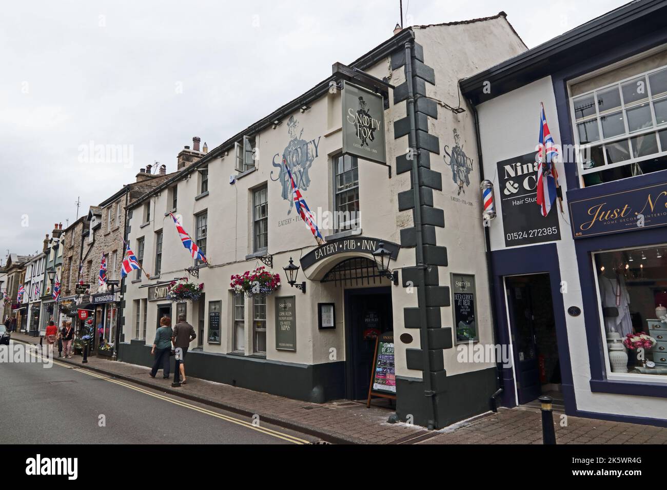 Snooty Fox public House, main Street, Kirkby Lonsdale Banque D'Images