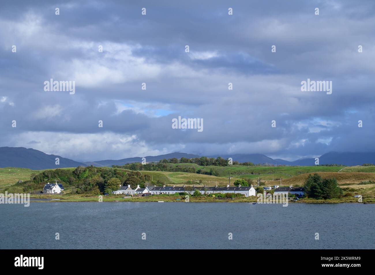 Pittoresque Port Ramsay sur l'île de Lismore, Argyll et Bute, Écosse Banque D'Images