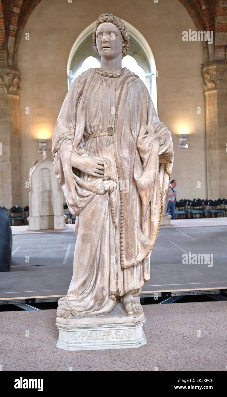 Saint Philippe par Nanni di Banco dans le Musée de l'église d'Orsanmichele à Florence Italie Italie Banque D'Images