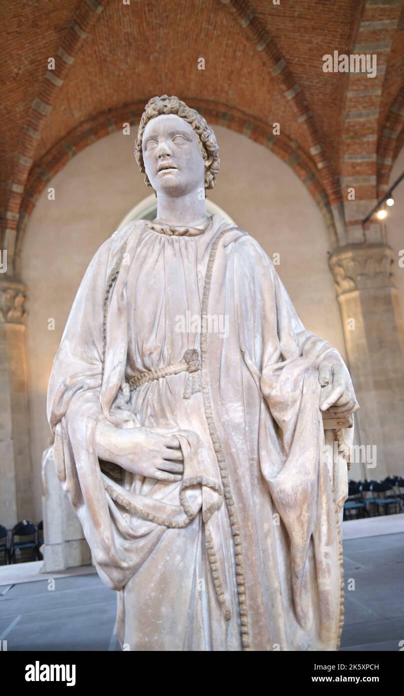 Saint Philippe par Nanni di Banco dans le Musée de l'église d'Orsanmichele à Florence Italie Italie Banque D'Images