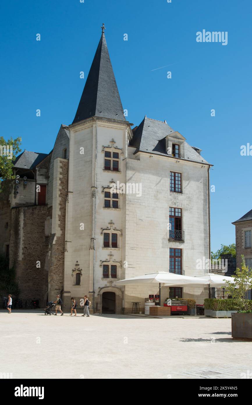 Ancien château de Nantes, France. Europe Banque D'Images
