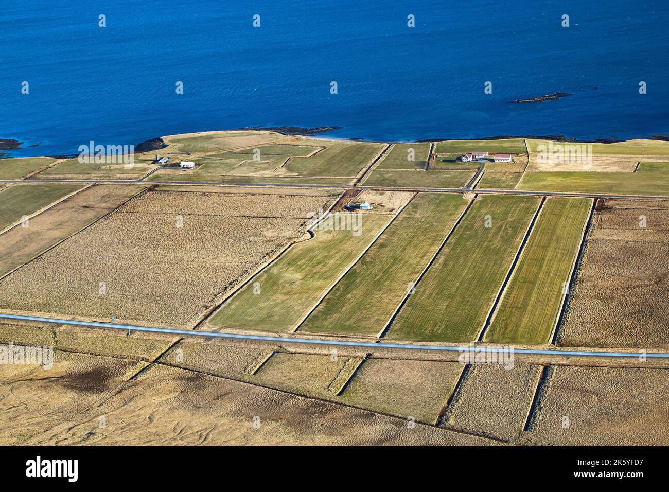 Paysage panoramique d'islande Banque D'Images