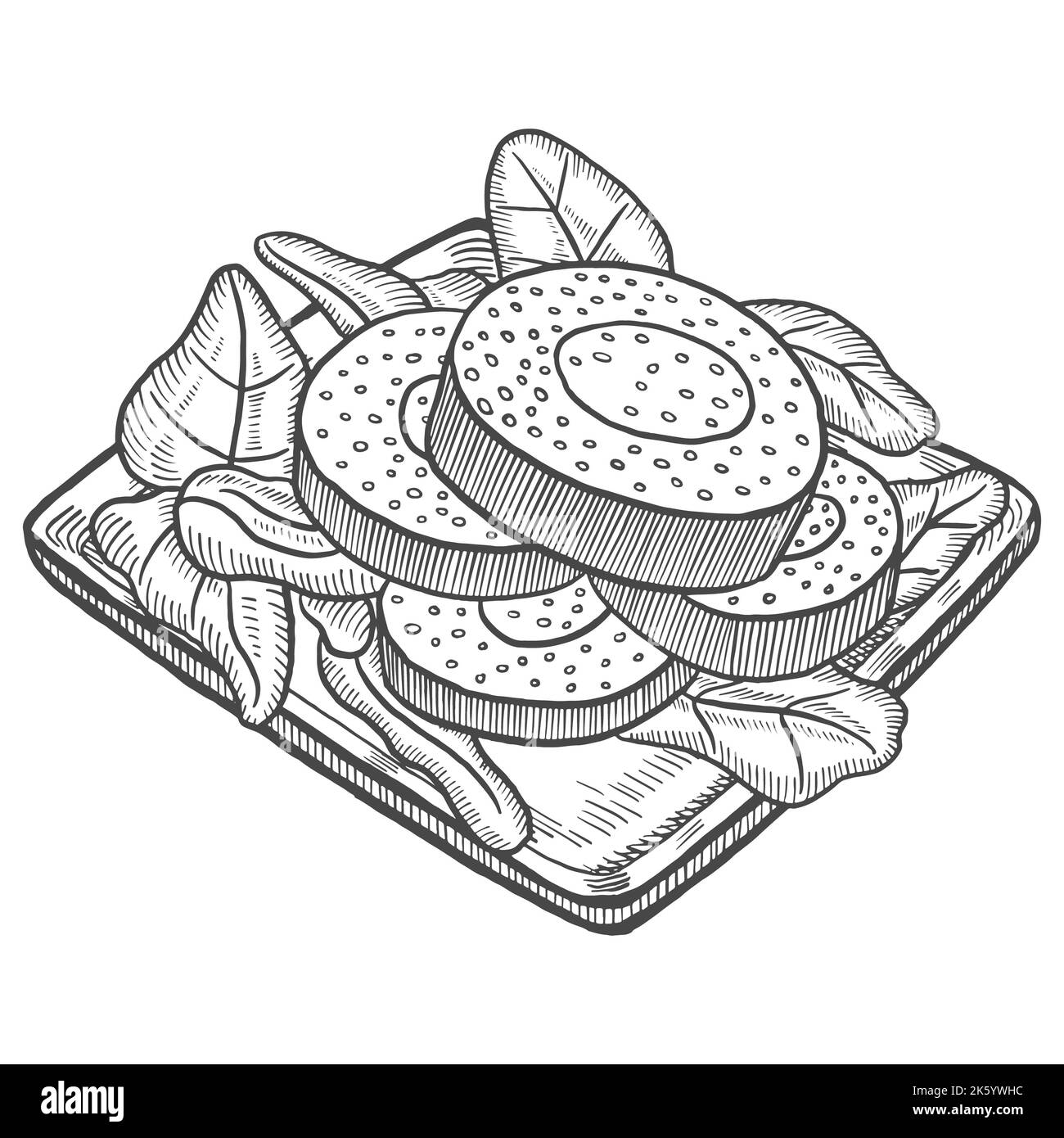 pudding noir british ou angleterre cuisine alimentaire isolé doodle dessin à la main avec illustration vectorielle de style vectoriel Banque D'Images pudding noir british ou angleterre cuisine alimentaire isolé doodle dessin à la main avec illustration vectorielle de style vectoriel Banque D'Images