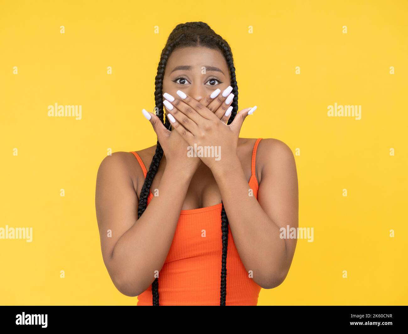 racisme discrimination droits de l'homme femme africaine Banque D'Images