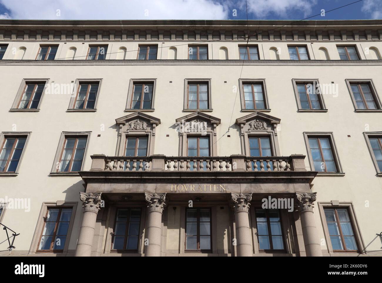 Site touristique de Göteborg, Suède.La Cour d'appel de l'ouest de la Suède (Suédois : Hovratten pour Vastra Sverige). Banque D'Images