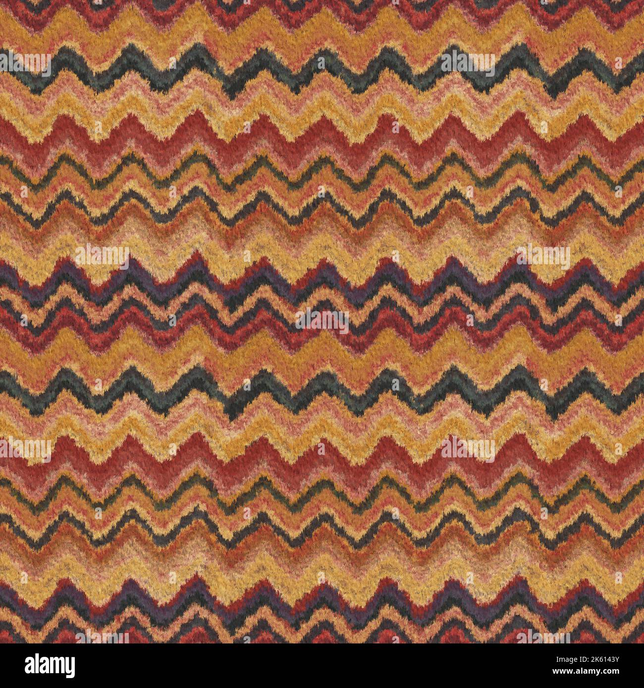 Motif à chevrons multicolore sans couture avec texture Banque D'Images