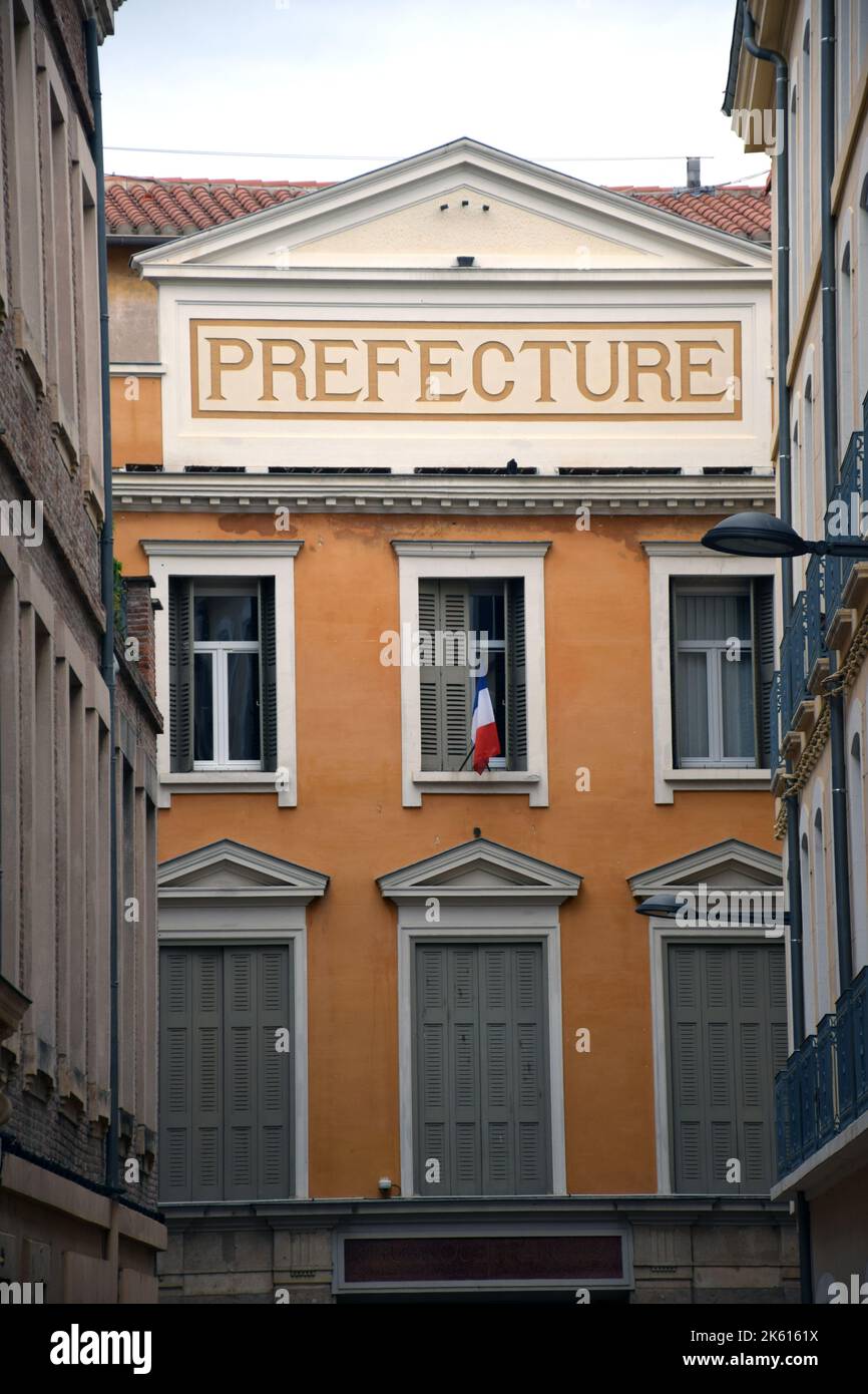 Préfecture de Perpignan, Pyrénées-Orientales, Sud de la France 2022 Banque D'Images