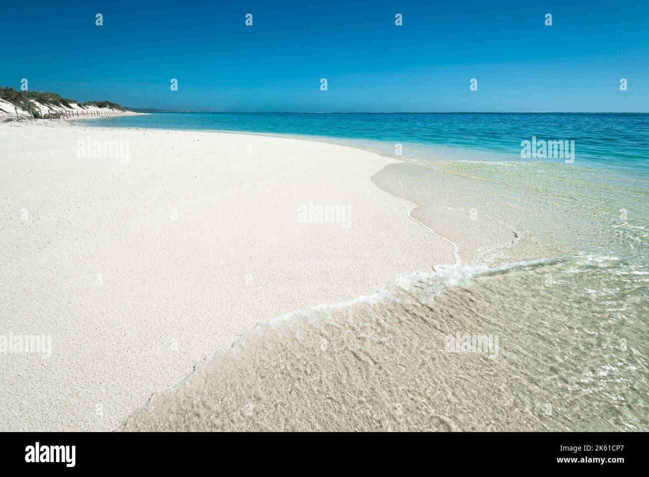 Magnifique baie Turquoise dans le parc national de Cape Range. Banque D'Images