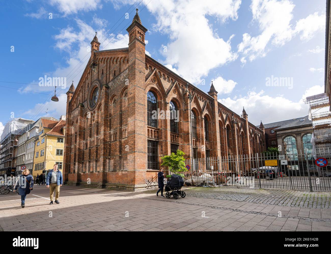 Copenhague, Danemark. Octobre 2022. Vue extérieure du bâtiment de l'université dans le centre-ville Banque D'Images