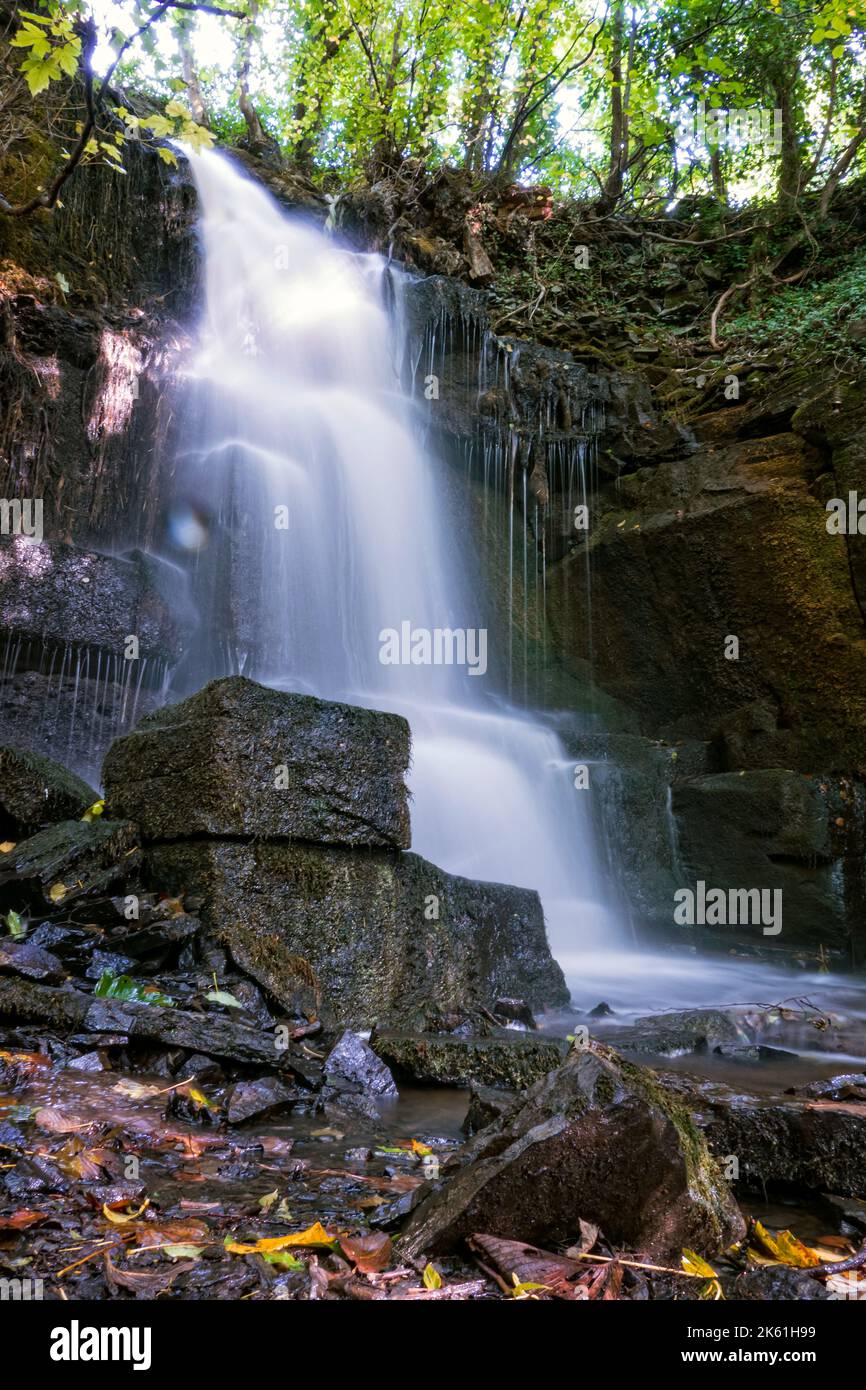 Cascade de Harmby près de Leyburn North Yorkshire UK Banque D'Images