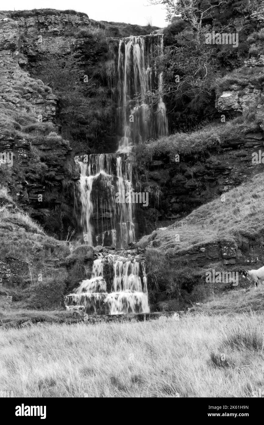 Middle Falls Cray North Yorkshire Royaume-Uni Banque D'Images