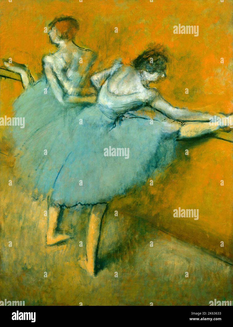 Danseurs au Bar, 1888, peinture d'Edgar Degas Banque D'Images