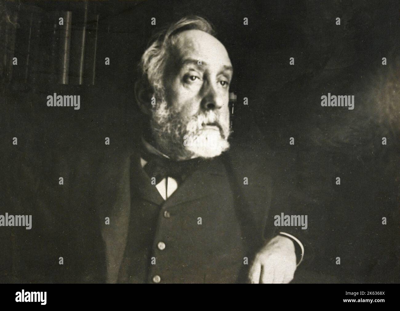 Edgar Degas, autoportrait, 1895, Photographie par Edgar Degas. Edgar Degas (1834 – 1917) artiste impressionniste français Banque D'Images