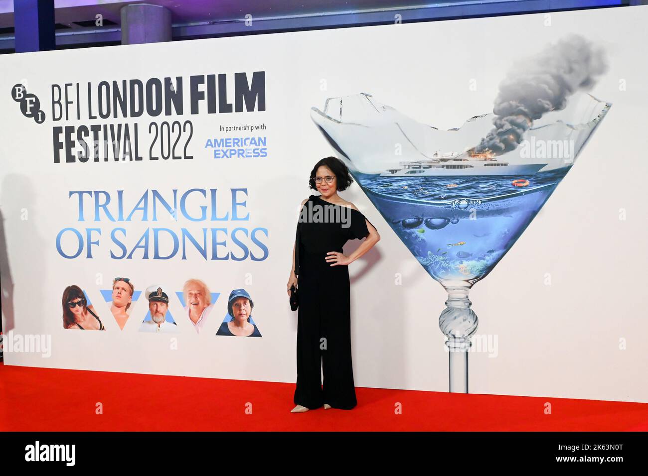 Londres, Royaume-Uni. 11th octobre 2022. Dolly de Leon arrive au Triangle de la tristesse - première du Royaume-Uni - BFI London film Festival's le 11 octobre 2022, Angleterre, Londres, Royaume-Uni. Crédit : voir Li/Picture Capital/Alamy Live News Banque D'Images