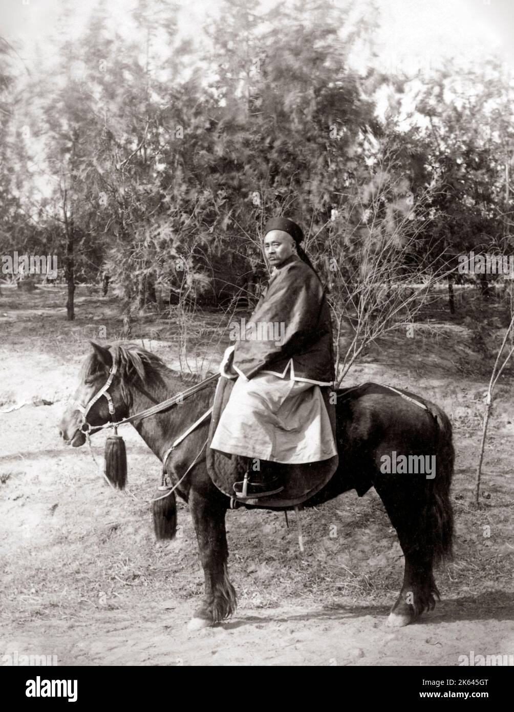 Image prise au moment de la bataille des forts Taku/Dagu pendant la rébellion des boxers de 1900 Banque D'Images