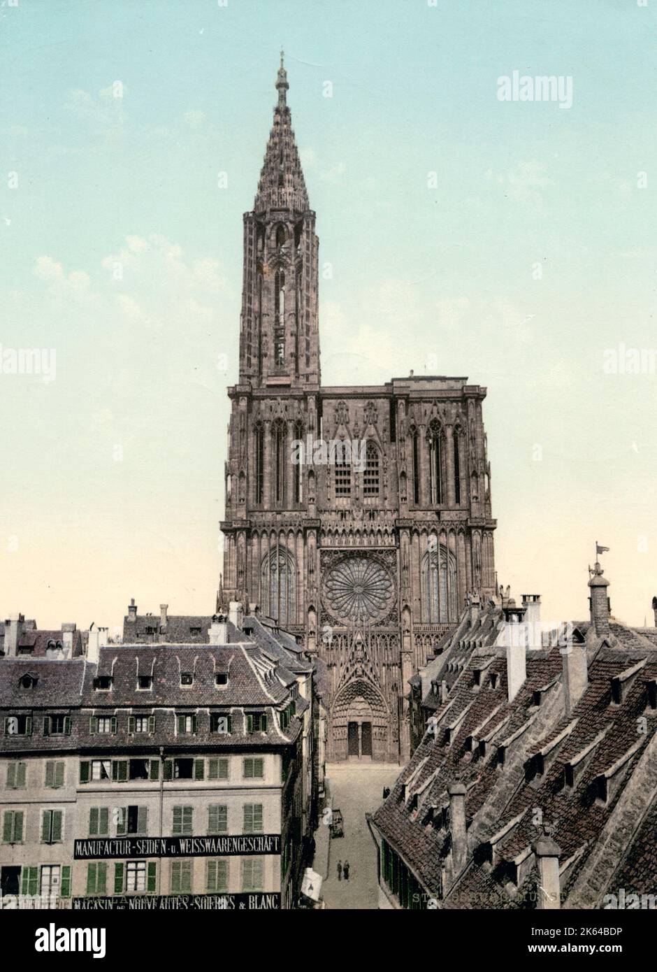 Photo ancienne de la fin du XIXe siècle Cathédrale notre Dame de