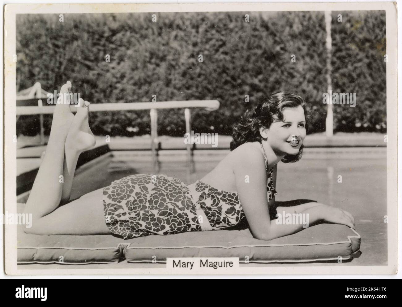 Mary Maguire, actrice d'origine australienne Banque D'Images