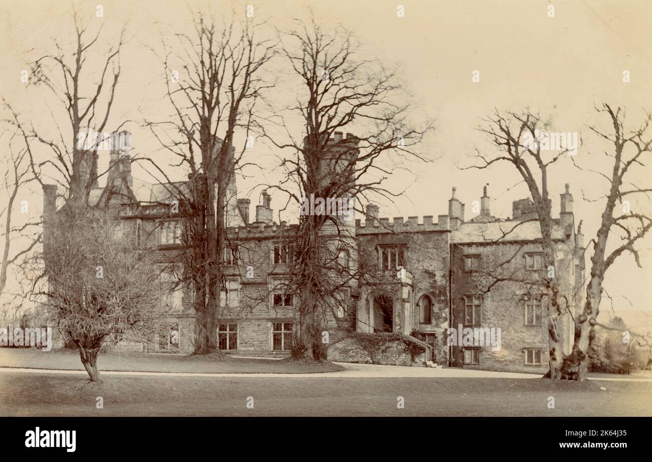 Bollin Tower, Woodbrook Road, Alderley Edge, Cheshire - il a été construit en 1846 comme une maison de campagne victorienne, architecte John Rogers, maintenant classé Grade II. Banque D'Images