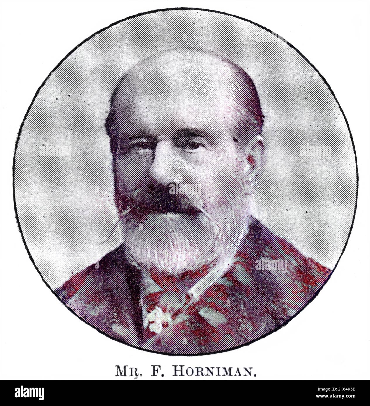 FREDERICK HORNIMAN marchand de thé de Londres, résident de Dulwich, créateur du musée Horniman sur Forest Hill, le plaisir des enfants (et de leurs parents). Date: 1835 - 1906 Banque D'Images