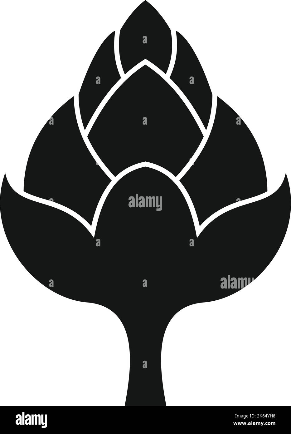 Manger icône artichaut vecteur simple. Usine alimentaire. Régime de salade Illustration de Vecteur