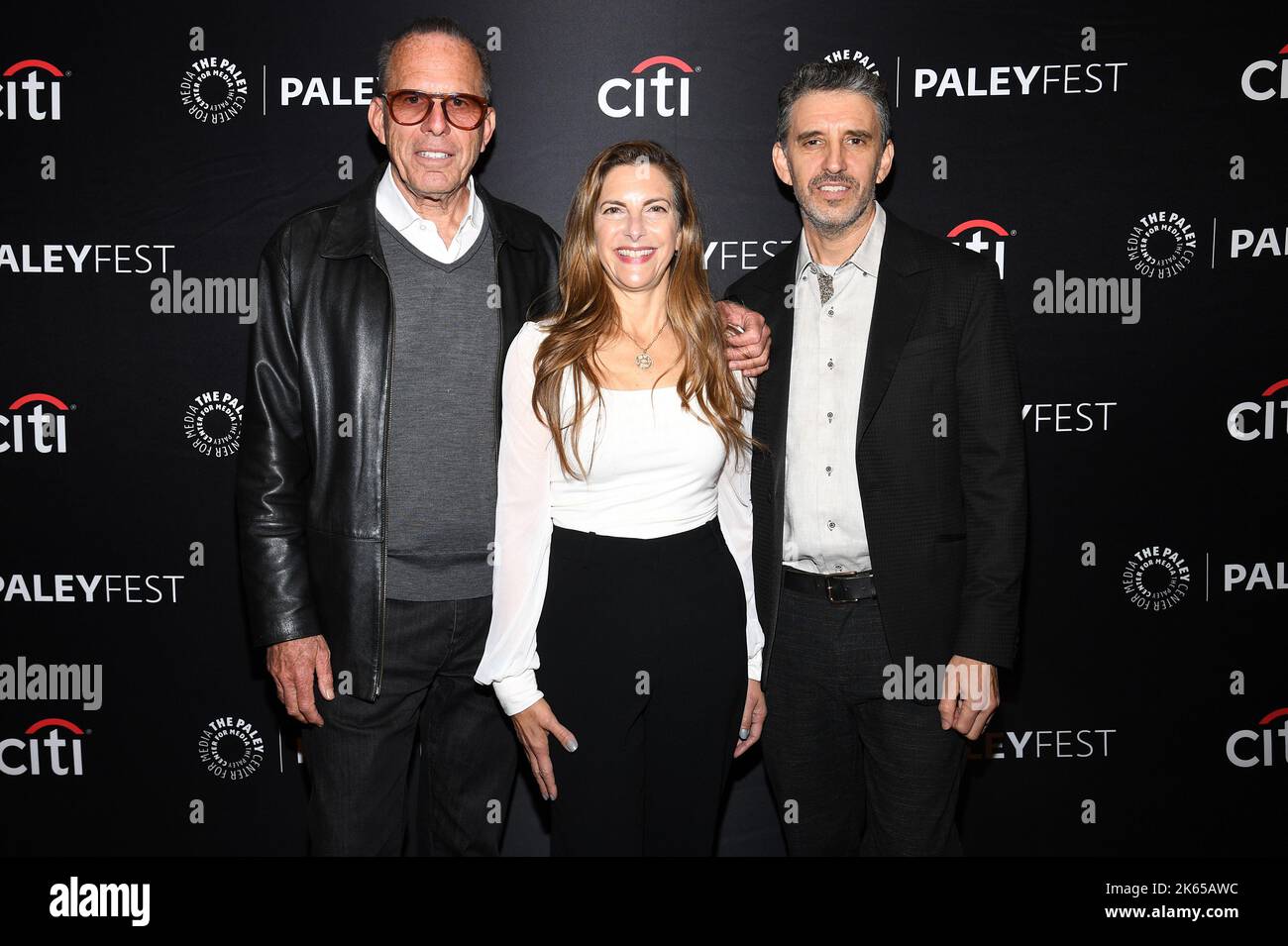 New York, États-Unis. 11th octobre 2022. Les producteurs Jack Rapke, Jackie Levine et Jeff Rake assistent à la projection de Netflix « manifeste Season 4 » au New York Palsy Museum, New York, NY, 11 octobre 2022. (Photo par Anthony Behar/Sipa USA) crédit: SIPA USA/Alay Live News Banque D'Images